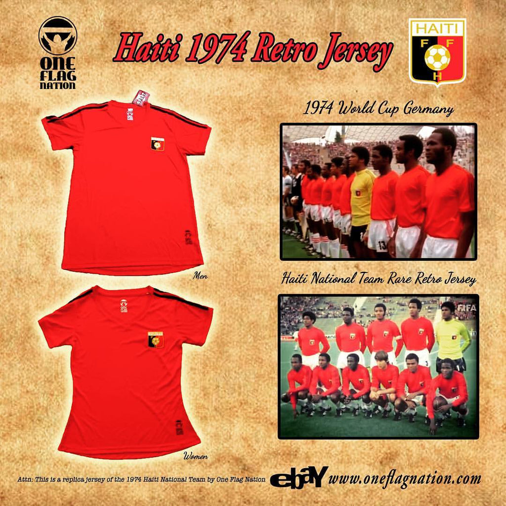Replica Vintage 1974 Haiti Team Jersey (Women) – OneFlagNation™
