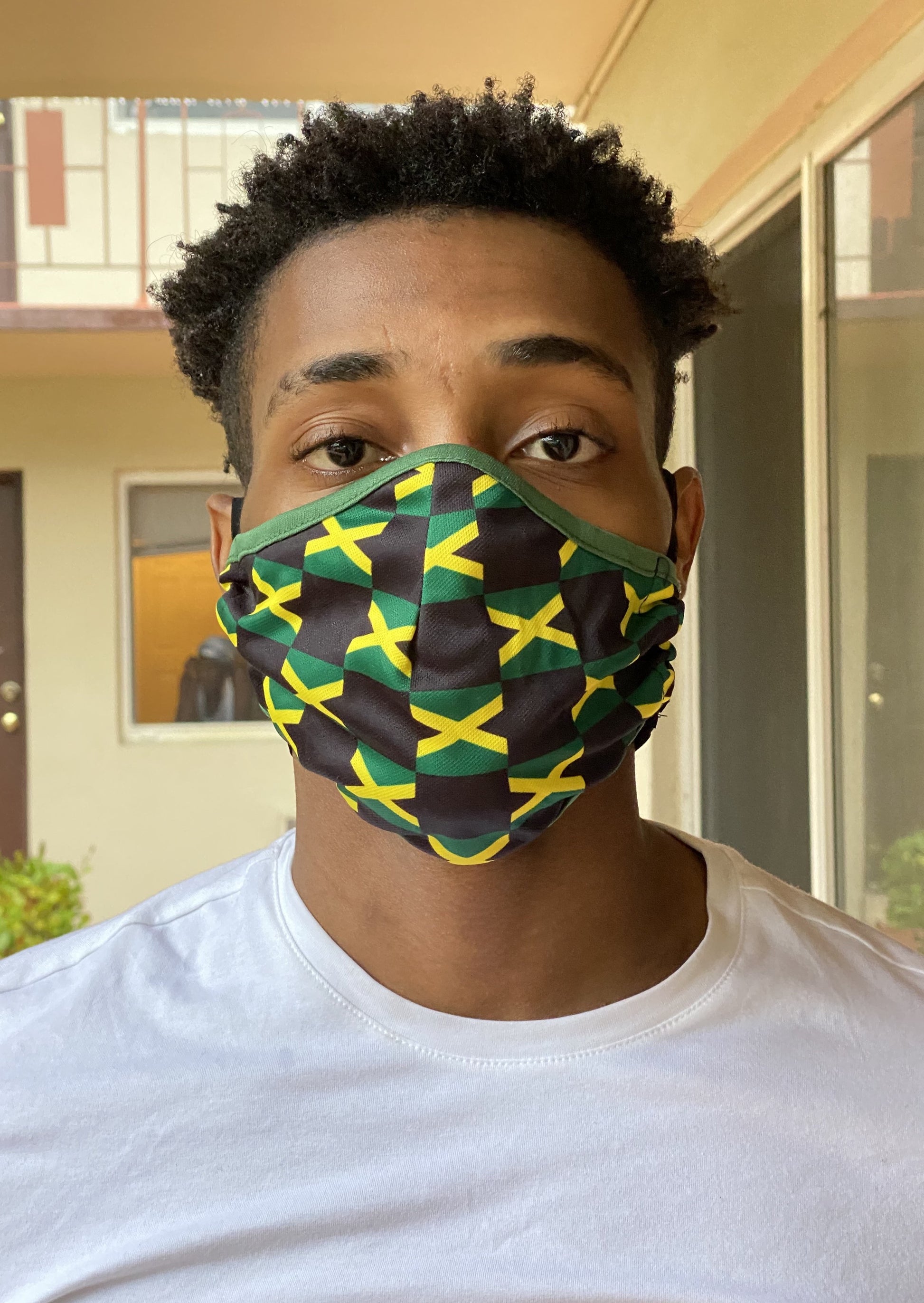 New Arrivals Jamaica Jamaican Face Mask (Adult) with filter pocket