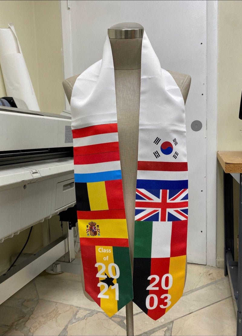 Customize your (white) Stoles (Any Flags)