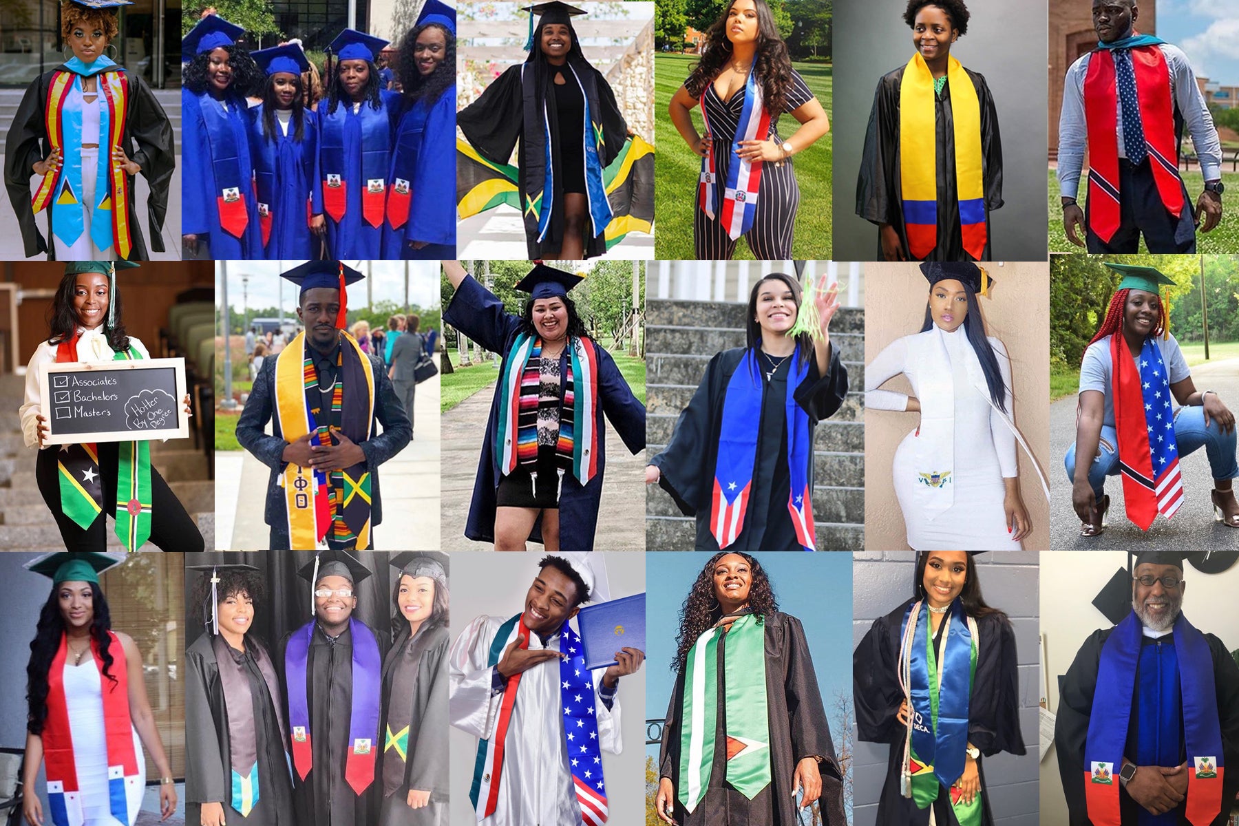 One Flag Nation™ International Flag Stole Collection Image