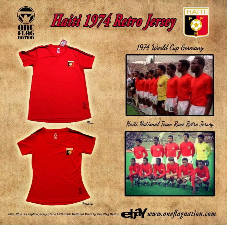 Replica Vintage 1974 Haiti Team Jersey (Men)