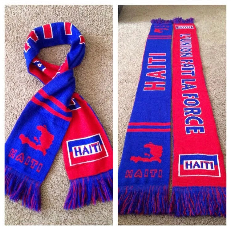 "L' Union Fait La Force" Haitian Scarf