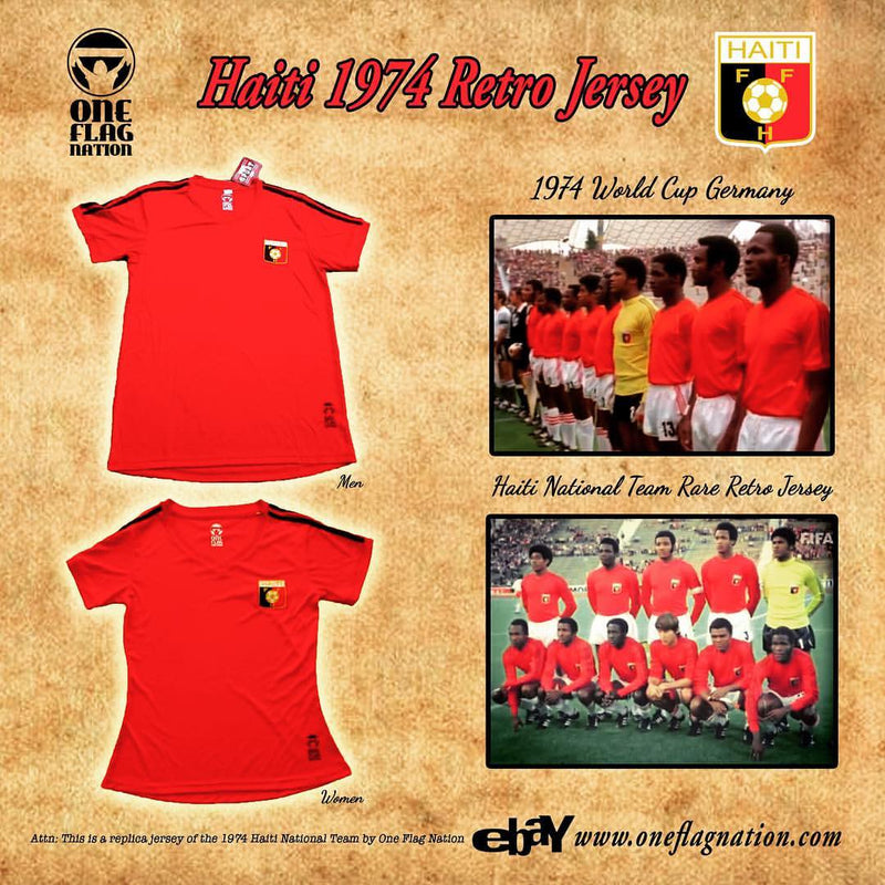 Replica Vintage 1974 Haiti Team Jersey (Women)