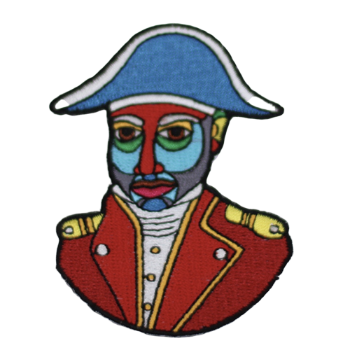 One Flag Nation™ Haitian Pride Embroidered Iron On Patch Jean-Jacques Dessalines