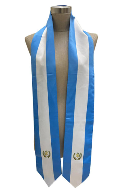 Guatemala Flag Graduation Stole, Sash, Premium stole, Graduation keepsake Sash