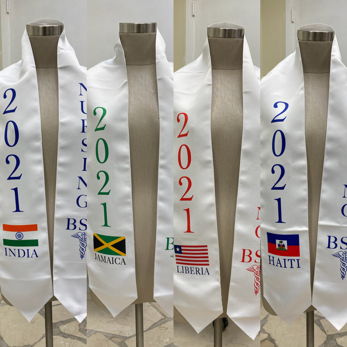 Customize your (white) Stoles (Any Flags)