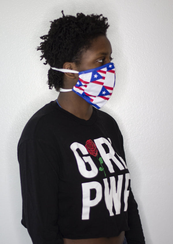 New Arrivals Puerto Rican Face Mask (Adult) with filter pocket