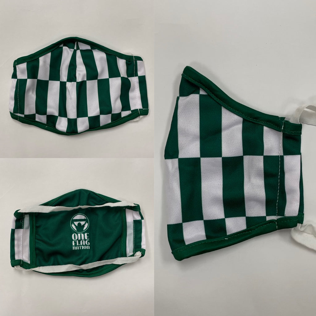 Nigerian Pride Face Mask for (Adult) with filter pocket