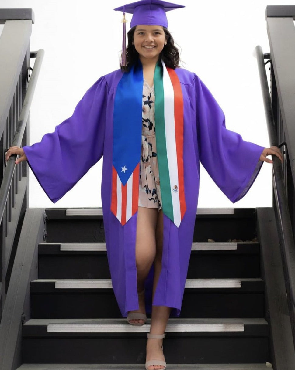 Custom Mixed Flag Stoles, Sash, Heirloom quality Stole, Hand-imprinted Sash (Any Flags)