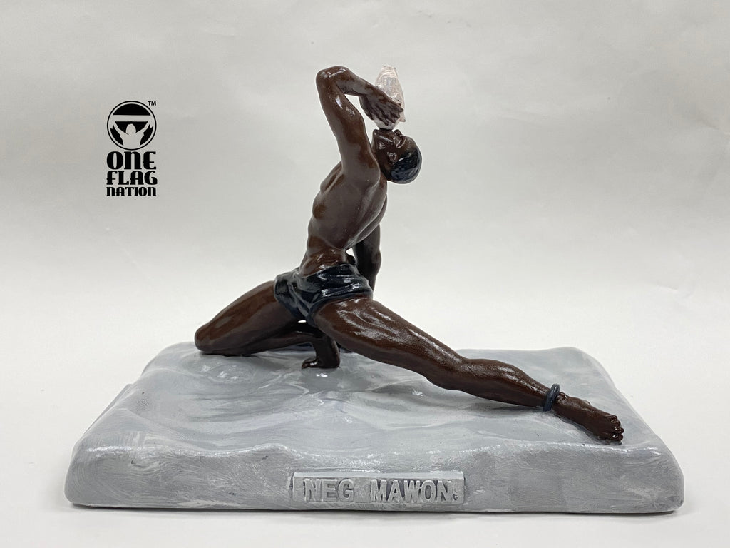 Miniature Statue of NEG MAWON 3D Printed Sculpture Figure Haiti Haitian