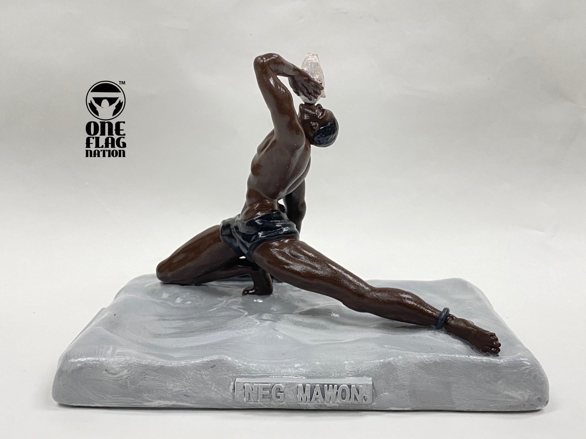 Miniature Statue of NEG MAWON 3D Printed Sculpture Figure Haiti Haitian