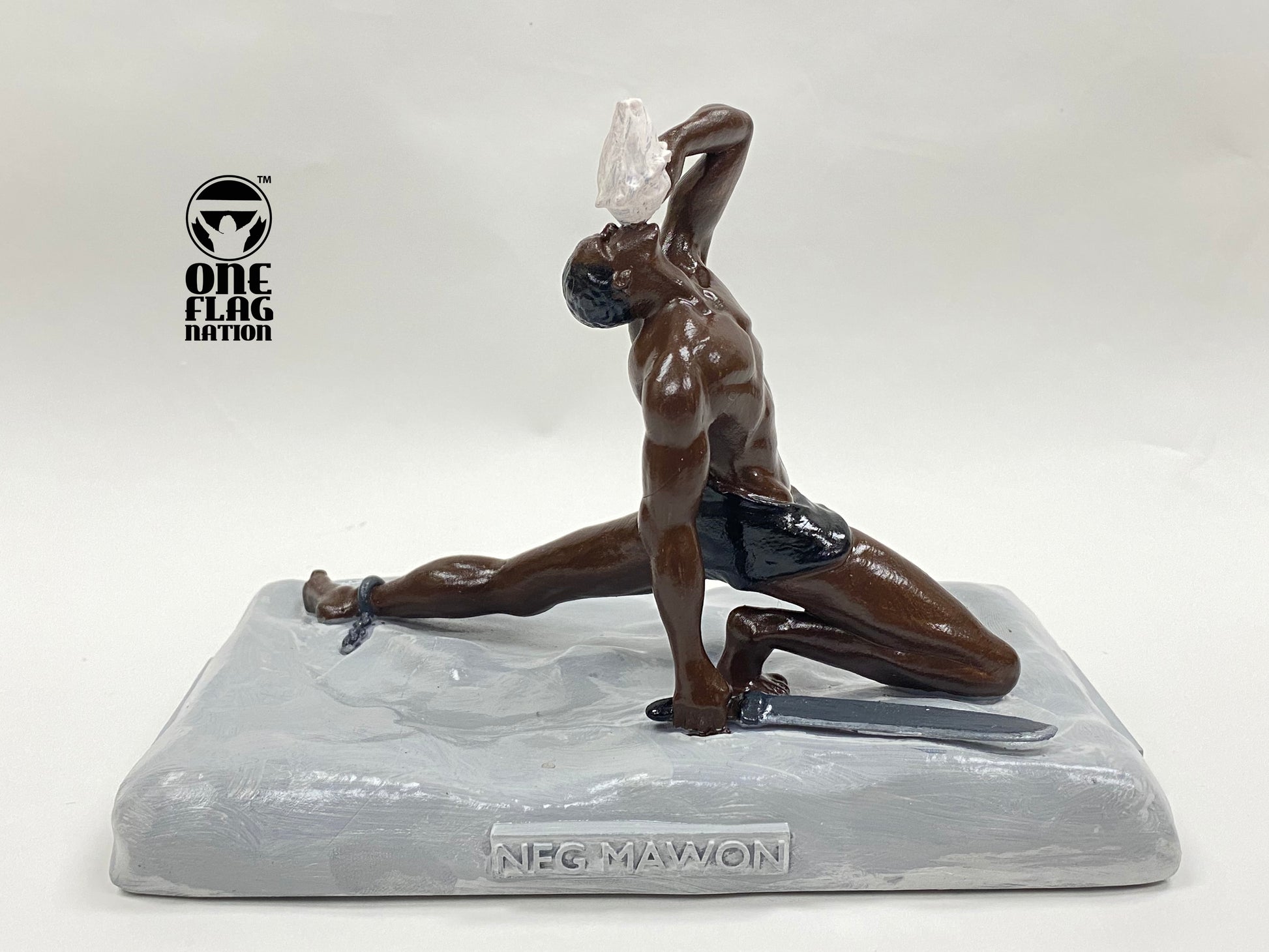 Miniature Statue of NEG MAWON 3D Printed Sculpture Figure Haiti Haitian
