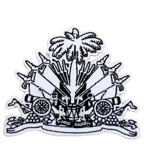 One Flag Nation™ Haitian Pride Embroidered Iron On Patch Coat of Arms