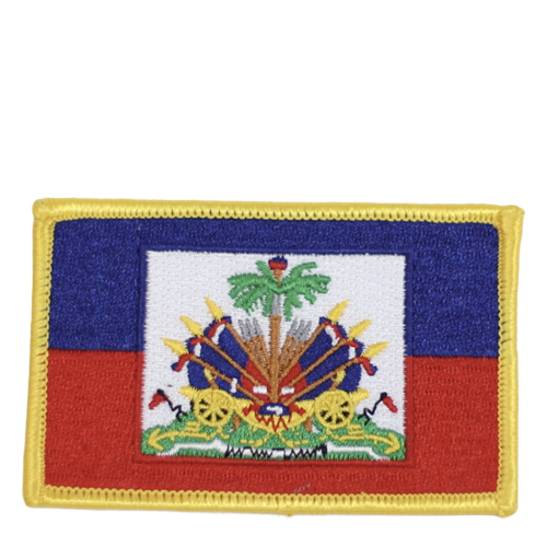 One Flag Nation™ Haitian Pride Embroidered Iron On Patch Haitian Flag