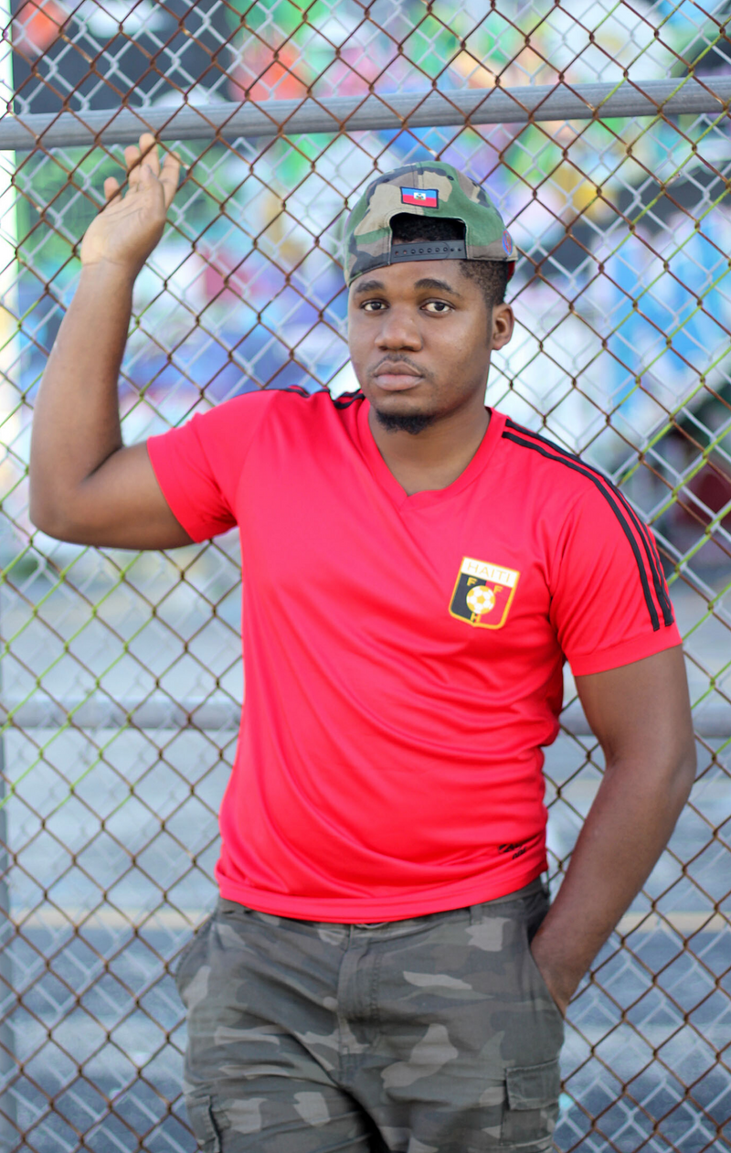 One Flag Nation™ Haitian Pride Black and Red Official Sport Jersey Men