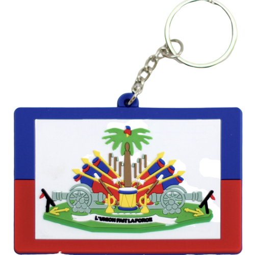 Haitian Pride 2D Key Chain