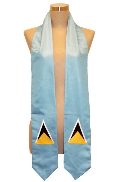One Flag Nation™ St. Lucia International Flag Stoles 