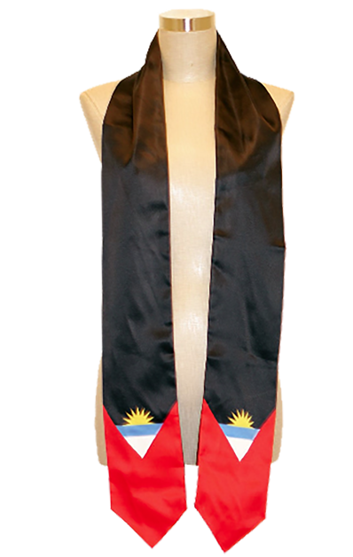 Antigua Flag Graduation Stole, Sash, Antiguan Heritage Sash, Keepsake Stole