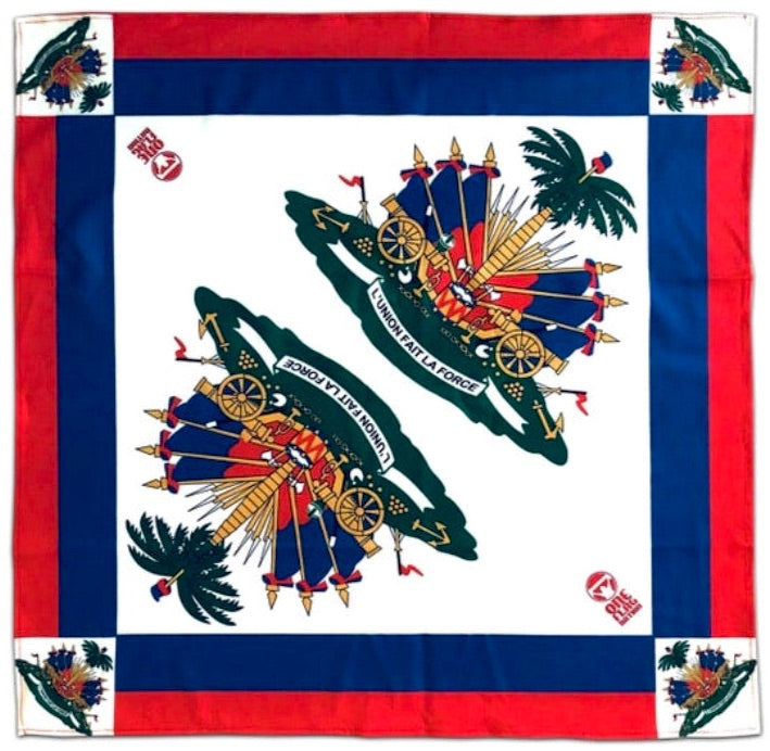 Original Haitian Flag Bandana (Mouchwa)